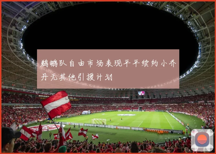 鹈鹕队自由市场表现平平续约小乔丹无其他引援计划